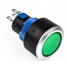 RS PRO Illuminated Push Button Switch Panel Mount 22.2 mm SPDT Green LED 250 V AC, 1758230-picture-43