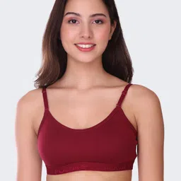POOJA RAGENEE Full Coverage All Day Comfort Seamless Cotton Workout Bra-image-47