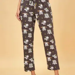 Dreamz by Pantaloons Grey Cotton Printed Pyjamas-image-31