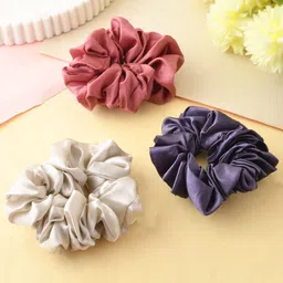 Silvermerc Designs Women Set of 3 Ponytail Holders-image-60
