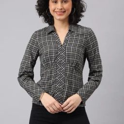 Latin Quarters Black Checks Casual Shirt-picture-17