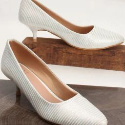 Carlton London Women's White Stiletto Pumps-image-81