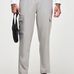 Red Flame Men Cargos Trousers-image-96