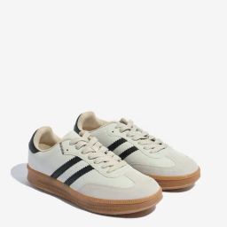 SOLEPLAY by Westside Black Stripe Detailed Lace-Up Sneakers-46