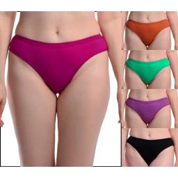 AROUSY Pink & Orange Cotton Panties - Pack Of 5-image-74
