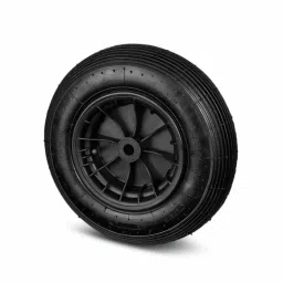 Tente Black Polypropylene Plain Bearing Trolley Wheel, 140 Kg, PPO 400-D25 LM74 4PR NOIR-image-13
