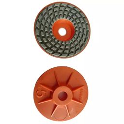 Sarrah 100 mm (4 Inch) 1500 Grit Diamond Polishing Pad Assorted (Pack of 10 Pcs)-picture-30