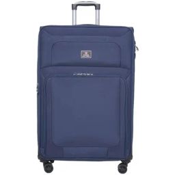Swiss Military Navy 8 Wheels Large Soft Cabin Trolley Bag-image-82