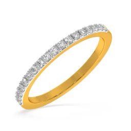 Kisna Diamond & Gold Jewellery Sharpay 18k (750) Diamond & Gold Ring For Women-image-6