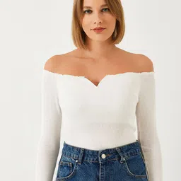 BIANCO LUCCI Women solid Top-picture-29