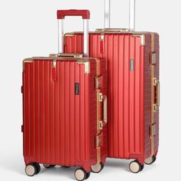 Kenneth Cole Set Of 2 Textured Hard Sided Trolley Bag 120L-39