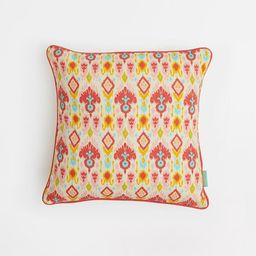 Chumbak 3Pcs Red & White Printed Square Shaped Pre-Filled Cushions image 3