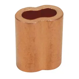 Dayton Copper 12.7 mm (1/2 Inch) Wire Rope Oval Sleeve for Lifting, 1DLE7 (Pack of 25)-image-11