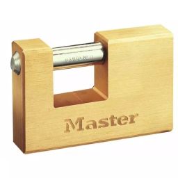 MASTER LOCK Padlock Brass Padlock 12 mm Shackle 85 mm Body, 608EURD-image-49