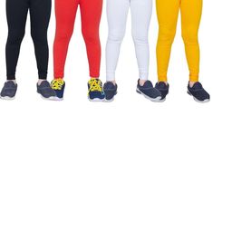 Tik Tok WEARS Girls Black Churidar Length Leggings-image-94