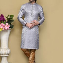 RANAK Men Regular Kurta with Pyjamas-10