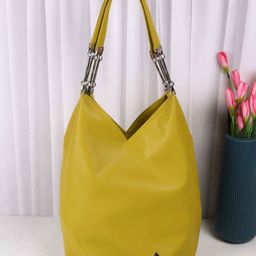 Metro Women Solid Structured Handheld Bag-75