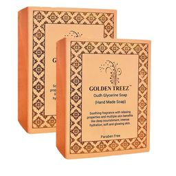 Golden Treez Set Of 2 Oudh Glycerine Soap - 115 g Each-16