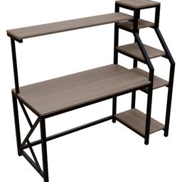 Riyan Luxiwood Big Size Study Table - Brown-image-61