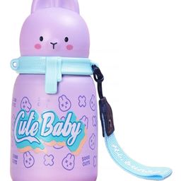 FunBlast Stainless Steel Vacuum Bottle Purple - 350 ml-image-94