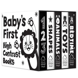Baby's First High-Contrast Board Books Boxed Set  Pack of 5 - English-3