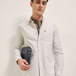 THE BEAR HOUSE Men Slim Fit Opaque Striped Casual Shirt-image-83