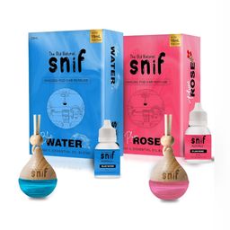 The Old Natural Set Of 2 Plum Rose & Blue Water Car Freshener With Essential Oils - 15 ml-21