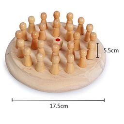 Toyshine Wooden Memory Match Stick Chess Game Set - Multicolour image 3