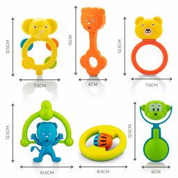 sunny Toysons Rattle Set Box 6 Pieces - Color & Design May Vary image 3
