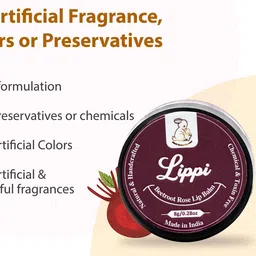 Blush Bunny Organics Set Of 2 Lippi Chocolate & Beetroot Rose Lip Balm - 8 g Each - image 5