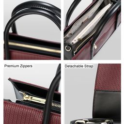 itti Textured PU Oversized Structured Handheld Bag image 3
