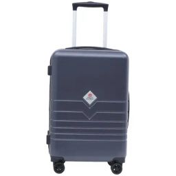 Swiss Military Grey 8 Wheels Small Hard Cabin Trolley Bag-41