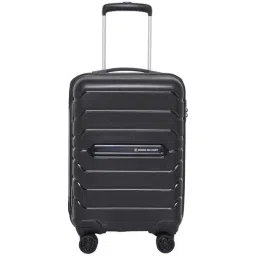 Swiss Military Black 8 Wheels Small Hard Cabin Trolley Bag-image-98