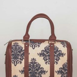 ZOUK Peach Printed Medium Duffle Bag image 1