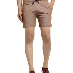 Club York Brown Cotton Regular Fit Shorts-image-13
