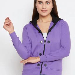 Belle Fille Violet Regular Fit Jacket-picture-15