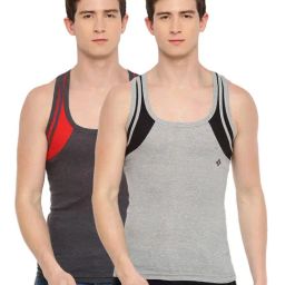 Dollar Bigboss Assorted Cotton Vests - Pack of 2-image-66