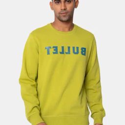 Royal Enfield Lemon Green Round Neck Sweatshirt-image-55