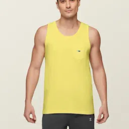 XYXX Yellow Regular Fit Vest-image-50