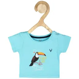 Allen Solly Kids Blue Printed T-Shirt-image-90
