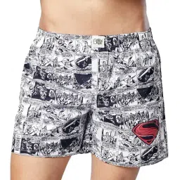 The Souled Store Multicolor Superman: Comic Boxer Shorts-10