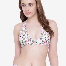 La Intimo Multi-Color Printed Punk Life Bikini Bra-picture-30