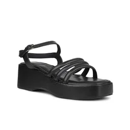 Inc 5 Platform with Buckles Heels image 3