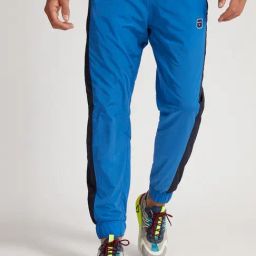 Guess Blue Regular Fit Solid Trackpants-picture-48