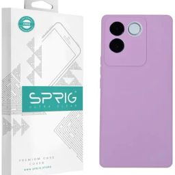 Sprig Back Cover for VIVO T2 PRO (Purple)-image-85