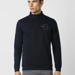 Van Heusen Navy Regular Fit Sweatshirt-image-12