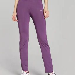 Puma Purple Mid Rise Sports Track Pants-42
