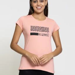 FEMEA Peach Cotton Graphic Print T-Shirt-picture-44