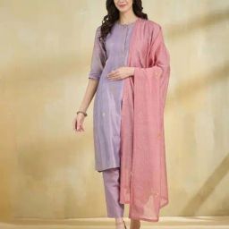 Fabindia Pink Embroidered Dupatta-20