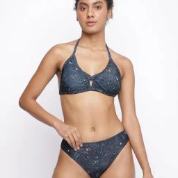 La Intimo Blue Kalpati Reef Bikini Bra and Panty-image-30